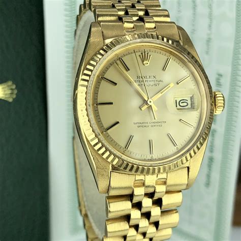 date just gold rolex